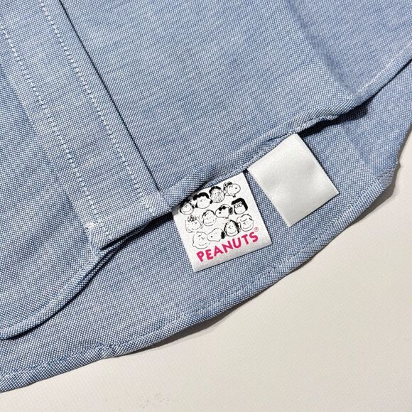 VTG NWT Peanuts Snoopy Golf Long Sleeve Button Shirt Made in USA Men 16 32/33 - Picture 9 of 13